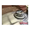 cafe 4 racer - BMW R nine T fuel caps SILVER monza style polished - Cafe4Racer Fuel Caps 