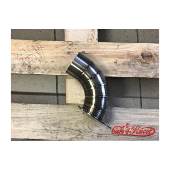 cafe 4 racer -  BMW K-Serie Air Intake Stainless 0° CUT verzia - Cafe4Racer Adaptery na vzduch. filter 