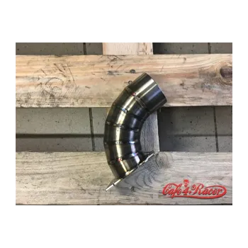 cafe 4 racer -  BMW K-Serie Air Intake Stainless 0° CUT verzia - Cafe4Racer Adaptery na vzduch. filter 