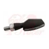 cafe 4 racer - HIGHSIDER LED taillight / indicator unit BLAZE, metal housing black clear lens, pair, E-mark - Highsider 2in1 and 3in1  4054783032020