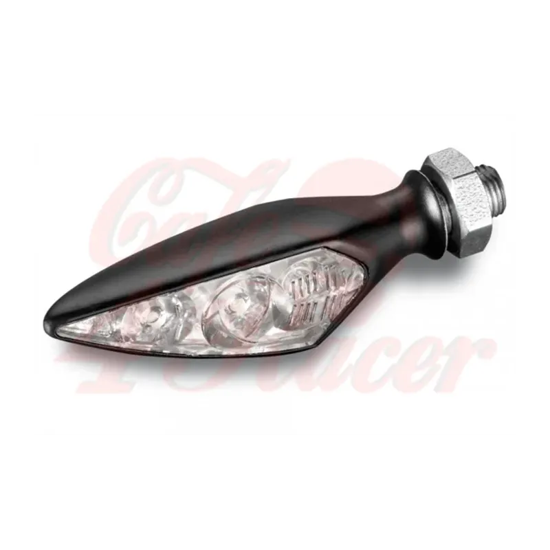 cafe 4 racer - Kellermann Indicator Micro Rhombus Extreme S Front right / Rear left black clear lens - Kellermann Standard indicators 4029265672506