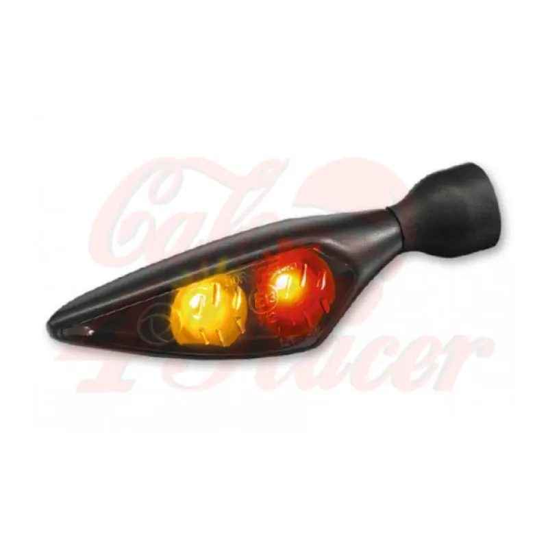 cafe 4 racer - Kellermann Indicator/Taillight Micro Rhombus DF, Dark, black, smoke glass rear Left - Kellermann 2in1 and 3in1  