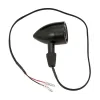 cafe 4 racer -  Motone ICON LED T/S Indicator Turn Signals - PAIR - Black - M8 - Motone Standard indicators 