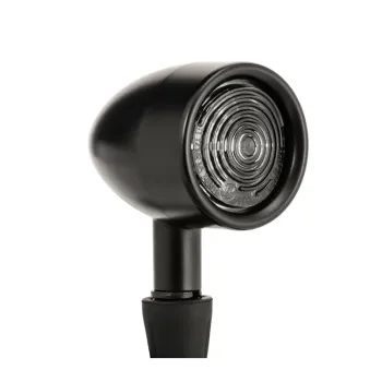 cafe 4 racer -  Motone ICON LED T/S Indicator Turn Signals - PAIR - Black - M8 - Motone Standard indicators 