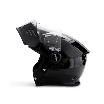 Simpson Darksome helmet Black Metal