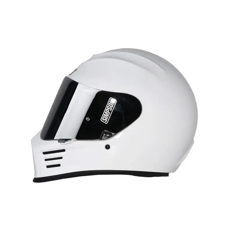 cafe 4 racer - Prilba Simpson Speed White  - Simpson Simpson 
