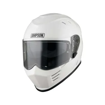 cafe 4 racer - Přilba Simpson Venom White - Simpson Simpson 