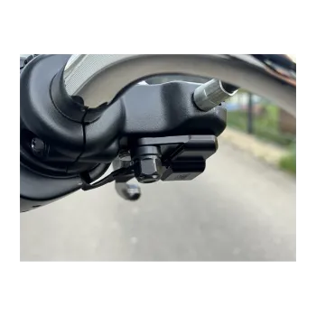 cafe 4 racer - Wunderkind HARLEY-DAVIDSON  LED Handlebar fittings indicators 2Stripes black - WUNDERKIND Custom Harely-Davidson 2018ER softail models 