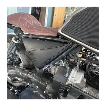 cafe 4 racer - Boční tašky brašna rámu pre BMW K75 čierna LOGO K75 pár - Cafe4Racer Bočné brašne 