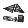 SET of covers triangle + ignition coil + injector cover black with LOGO K75