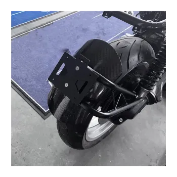 cafe 4 racer - Držák registrační značky BMW K100/K75 E Carbon - Cafe4Racer Držáky registračních značek 