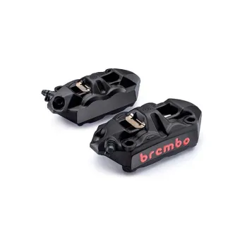 cafe 4 racer - Accossato Radial Brake Caliper CNC-worked Monoblock 108 mm distance With Pistons in Titanium - Accossato  Brake calipers & pumps 