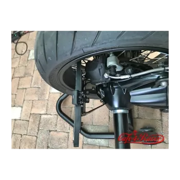 cafe 4 racer - JvB-moto BMW RnineT Side license plate holder adjustable - KEDO License Plate holder 