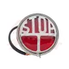 cafe 4 racer - Miller/Vincent Classic STOP - Taillight Unit - Polish STAINLESS Housing - LED - Motone LED Rear lights 