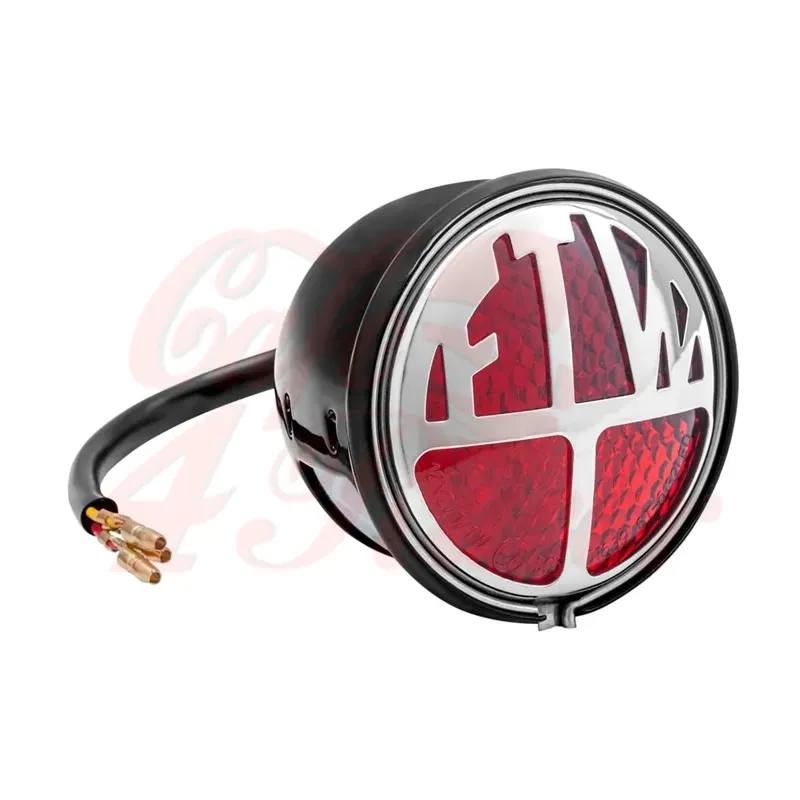 cafe 4 racer - Miller/Vincent Classic FTW - Taillight Unit - Black Housing - LED - Motone LED Rear lights 