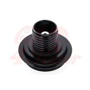 cafe 4 racer - BMW Airhead Billet Gas Cap - Brass & Black - Motone Nádrže a uzávery 