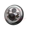 cafe 4 racer - 7" / 17,8cm Harley Headlight Led Headlamps Angel Eye CHROME insert - Cafe4Racer LED Headlight & inserts 