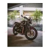cafe 4 racer - Airblade Hliníkový štít brúsený povrch pre T100, T120, Speed Twin. - Motone Triumph Bonneville 