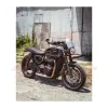 cafe 4 racer - Airblade Hliníkový štít brúsený povrch pre T100, T120, Speed Twin. - Motone Triumph Bonneville 