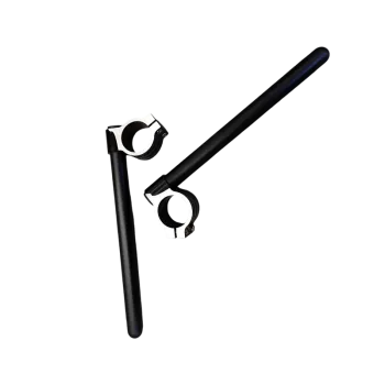 cafe 4 racer - Rebelmoto Clip-Ons HIGH Rise clip-ons BLACK - Rebelmoto Scrambler & CLIP-ONS handlebars 