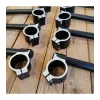 cafe 4 racer - Univerzálne riaditka 41mm Čierne brúsený Vrch   - Cafe4Racer Cafe Racer clip-ons 