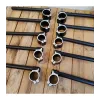 cafe 4 racer - Universal clip-ons 50mm  Black with brushed TOP side - Cafe4Racer Cafe Racer clip-ons 