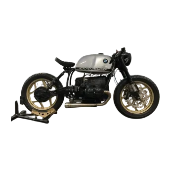 cafe 4 racer - Emgo BMW Tlmič výfuku Chróm Pravá Strana – BMW R50/5 69-72 - EMGO Výfukové koncovky 