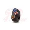 cafe 4 racer - Rebel Button 3 tlačítka LED - černá 22 mm 7/8" - Rebelmoto 22 mm / 7/8 palce 