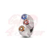 cafe 4 racer - Rebel tlačidlo 3 button LED – leštené 22mm 7/8" - Rebelmoto 22mm / 7/8 inch 