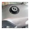 cafe 4 racer - BMW K75/100/1100 Čierny s čiernym uzávěrom s logem - Cafe4Racer Víčka nádrží 