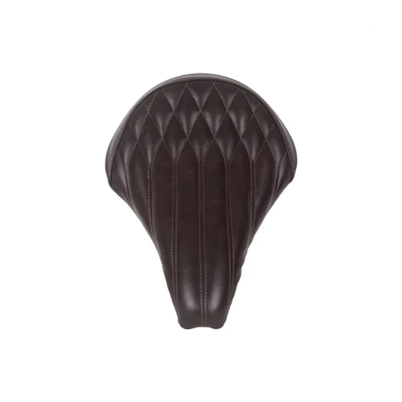 cafe 4 racer - Bobber Solo seat  TUCK N'ROLL DIAMOND LINE Coffe - Cafe4Racer Seats 