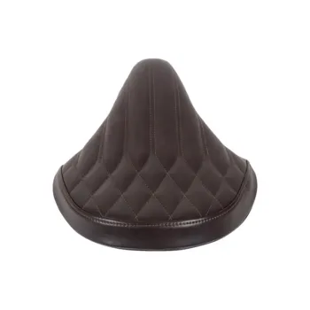 cafe 4 racer - Bobber Solo seat  TUCK N'ROLL DIAMOND LINE Coffe - Cafe4Racer Seats 