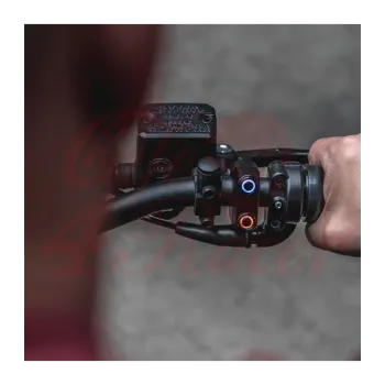 cafe 4 racer - Rebel switch 2 button LED – Polished 25,4mm 1" Handlebar - Rebelmoto Switches 