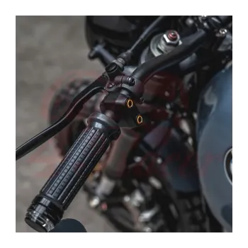 cafe 4 racer - Rebel switch 2 button LED – Polished 25,4mm 1" Handlebar - Rebelmoto Switches 