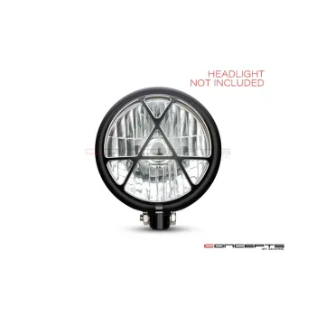 cafe 4 racer - 5.75" Anarchy Design CNC Headlight Guard - MAX-INC  Headlight Grills 
