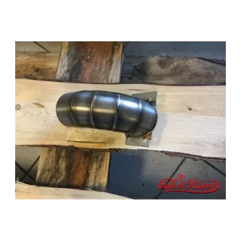 cafe 4 racer - BMW K-Serie Air Intake Stainless 0° CUT verzia - Cafe4Racer Adaptery na vzduch. filter 