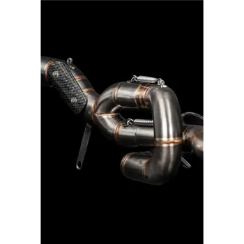 cafe 4 racer - MAD Yamaha XV TR1 Virago scrambler exhaust with muffler  - MAD exhausts Exhaust system 