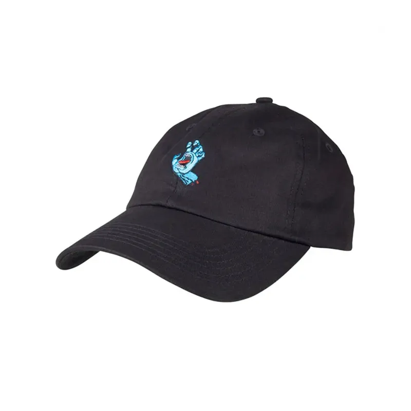 cafe 4 racer - Santa Cruz Screaming Mini Hand cap black - Santa Cruz Caps 