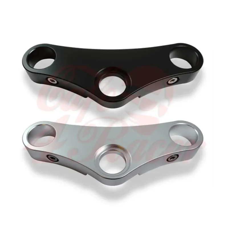 cafe 4 racer - BMW Triple Tree Clamp “Café” Twin-Shock 36mm Forks Black - Rebelmoto BMW R Twin-Shock 36mm 