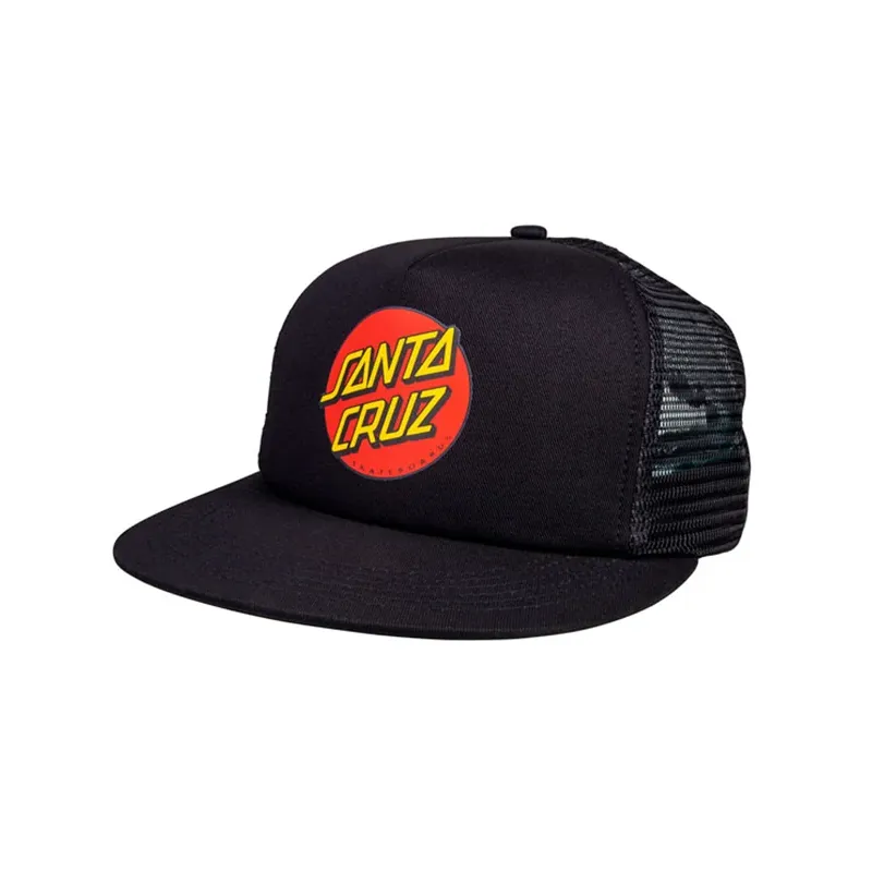 cafe 4 racer - Santa Cruz Dot Mesh čiapka čierna/čierna - Santa Cruz Šiltovka 