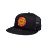 cafe 4 racer - Santa Cruz Dot Mesh cap black/black - Santa Cruz Caps 