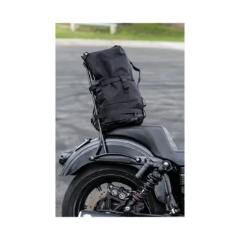 cafe 4 racer - Burly Voyager sissy bar batoh čierny Cordura - BURLY Tašky 