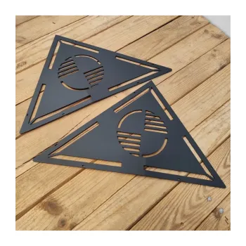Side covers triangle K75/K100/1100 black LOGO K100
