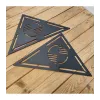 Side covers triangle K75/K100/1100 black LOGO K100