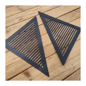 cafe 4 racer - Side covers triangle  K75/K100/1100 black - Cafe4Racer Frame Covers 