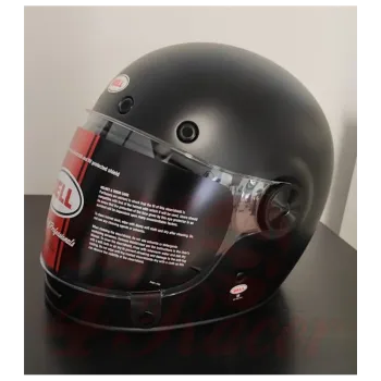 cafe 4 racer -  Přilba BELL Bullitt Retro full face FLAT black - BELL BELL Celotvárové přílby 