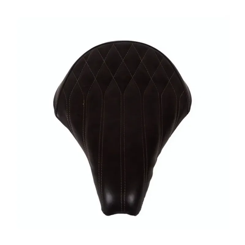 cafe 4 racer - Bobber Solo seat  TUCK N'ROLL DIAMOND LINE  Černá - Cafe4Racer Sedadla 