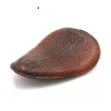cafe 4 racer - Brown  SNAKE skin Universal Custom Old Skool Single Seat bobber - Cafe4Racer Bobber Solo Seats 