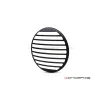 cafe 4 racer - 7" Vent Grill Design  Black CNC Aluminum Headlight Guard Cover - MAX-INC  Headlight Grills 