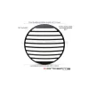 7" Vent Grill CNC kryt svetla